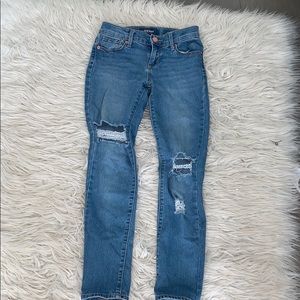 old navy ripped jeans!!
